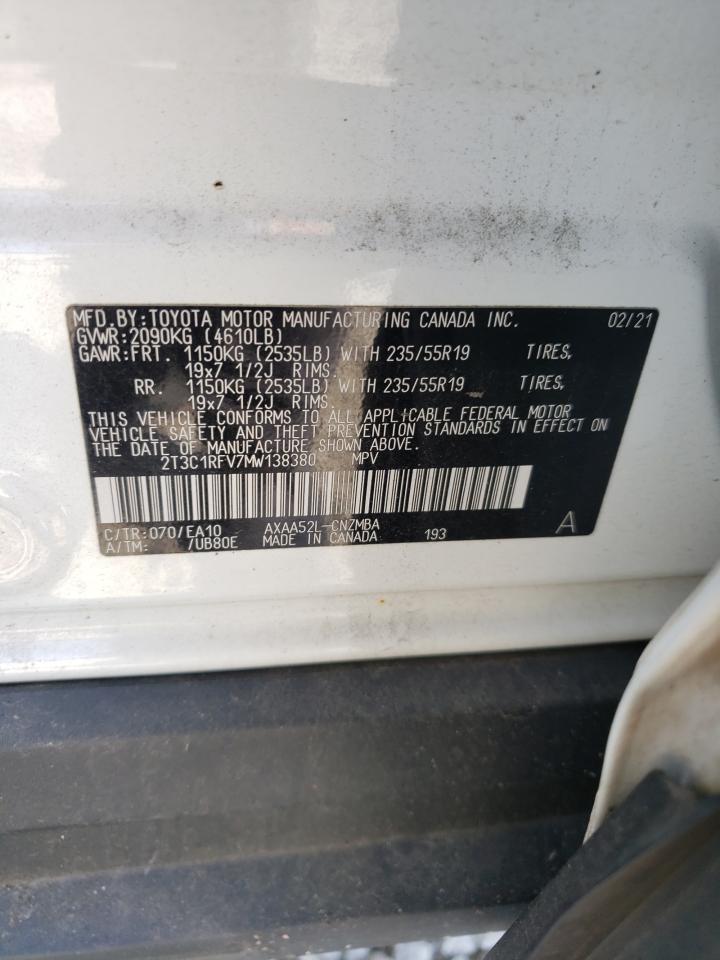 Photo 13 VIN: 2T3C1RFV7MW138380 - TOYOTA RAV 4 