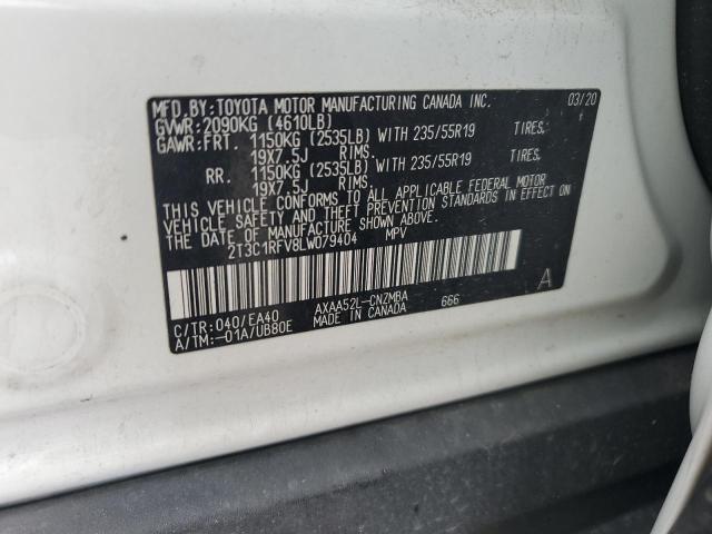 Photo 12 VIN: 2T3C1RFV8LW079404 - TOYOTA RAV4 XLE P 