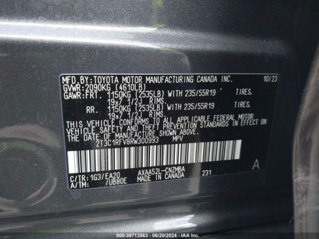 Photo 8 VIN: 2T3C1RFV8RW300993 - TOYOTA RAV4 