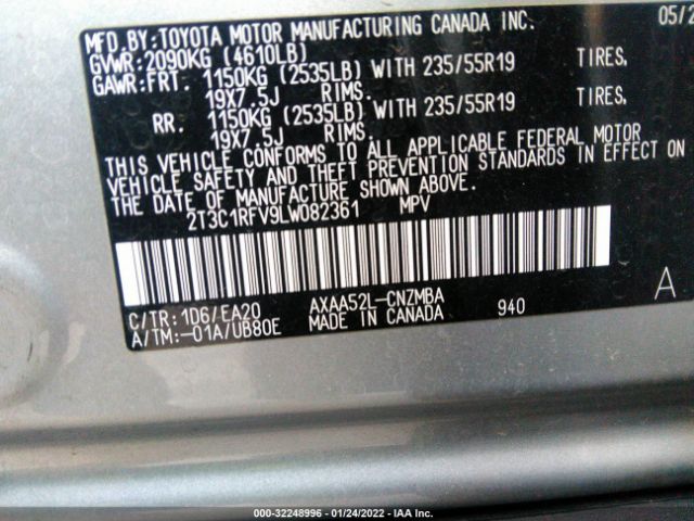 Photo 8 VIN: 2T3C1RFV9LW082361 - TOYOTA RAV4 