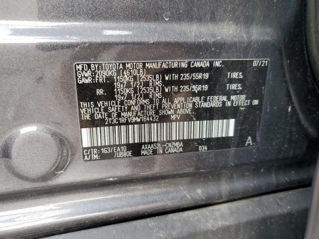 Photo 13 VIN: 2T3C1RFV9MW164432 - TOYOTA RAV4 XLE P 