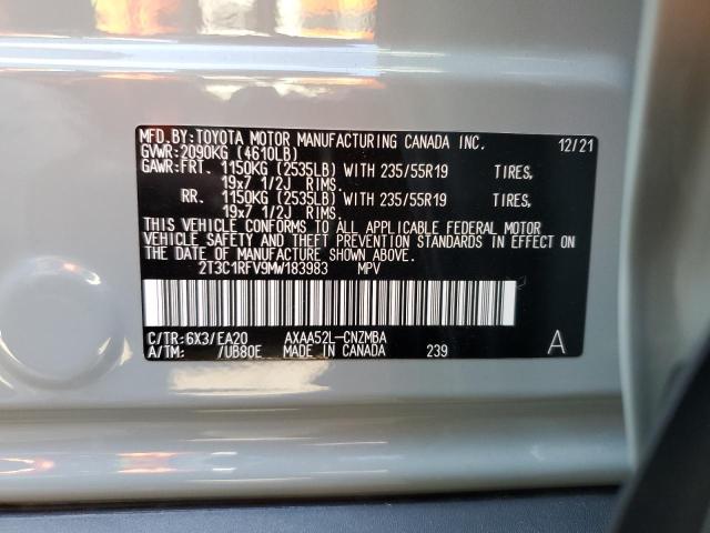 Photo 12 VIN: 2T3C1RFV9MW183983 - TOYOTA RAV4 