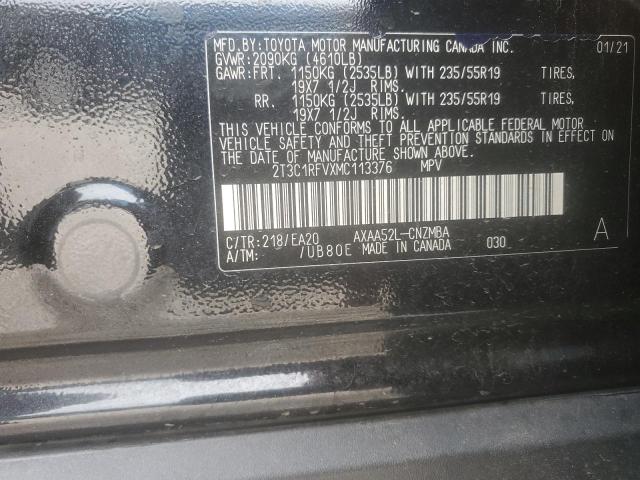 Photo 12 VIN: 2T3C1RFVXMC113376 - TOYOTA RAV4 