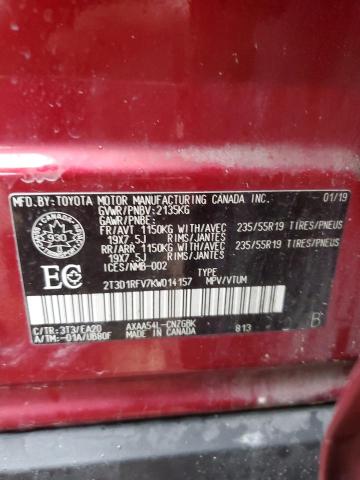 Photo 12 VIN: 2T3D1RFV7KW014157 - TOYOTA RAV4 