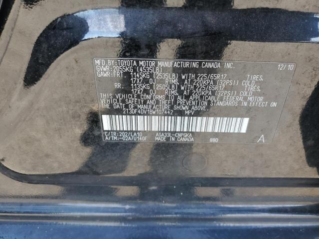 Photo 9 VIN: 2T3DF4DV1BW107442 - TOYOTA RAV4 LIMIT 