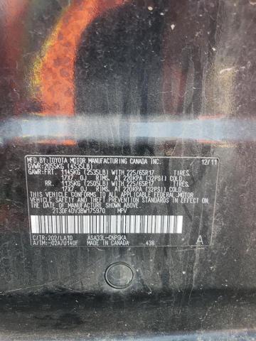 Photo 12 VIN: 2T3DF4DV3BW175970 - TOYOTA RAV4 LIMIT 