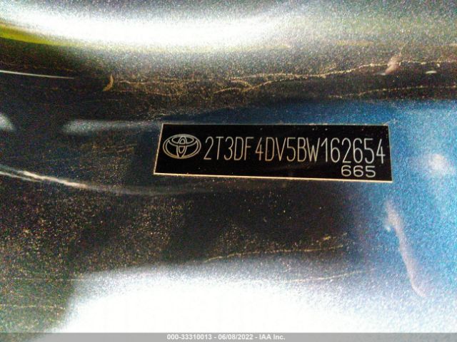 Photo 8 VIN: 2T3DF4DV5BW162654 - TOYOTA RAV4 