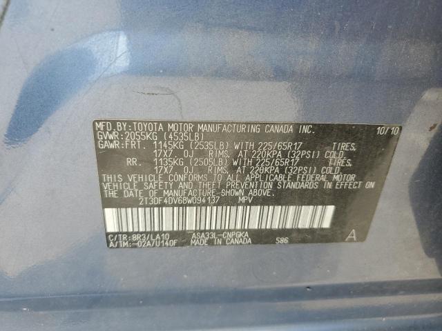 Photo 12 VIN: 2T3DF4DV6BW094137 - TOYOTA RAV4 LIMIT 