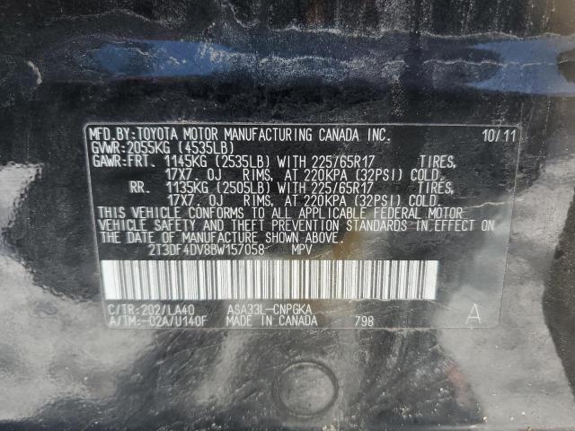 Photo 11 VIN: 2T3DF4DV8BW157058 - TOYOTA RAV4 LIMIT 