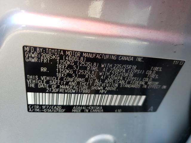 Photo 9 VIN: 2T3DFREV0DW117880 - TOYOTA RAV4 LIMIT 