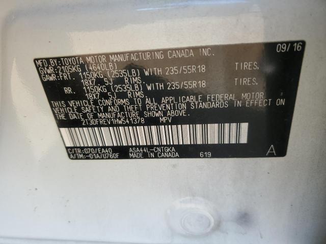 Photo 12 VIN: 2T3DFREV1HW541378 - TOYOTA RAV4 LIMIT 