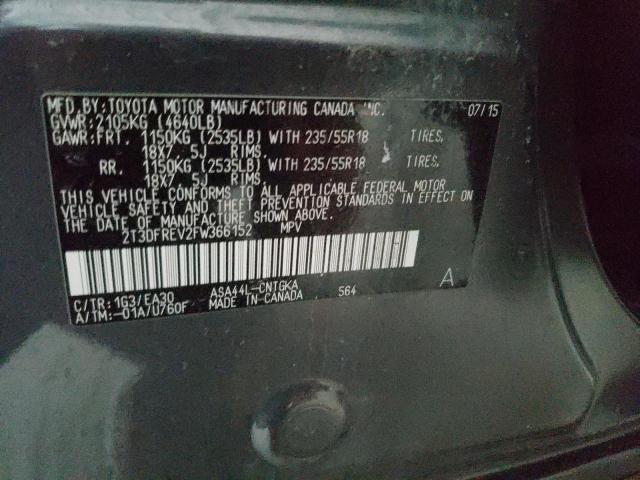 Photo 9 VIN: 2T3DFREV2FW366152 - TOYOTA RAV4 LIMIT 