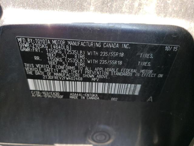 Photo 12 VIN: 2T3DFREV2FW402468 - TOYOTA RAV4 LIMIT 