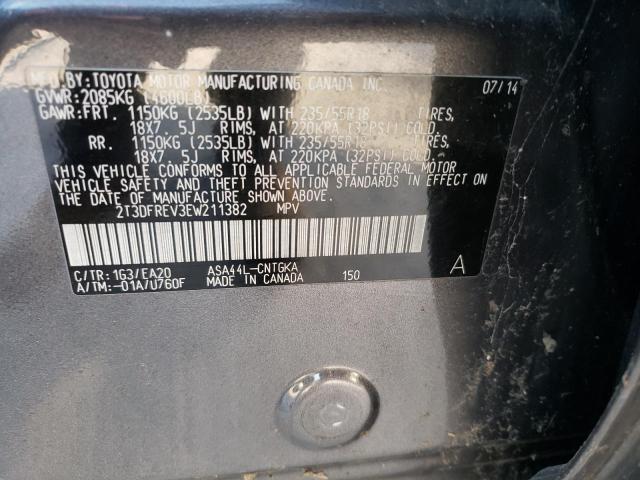 Photo 12 VIN: 2T3DFREV3EW211382 - TOYOTA RAV4 LIMIT 