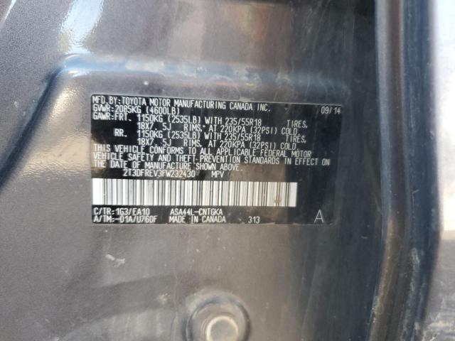 Photo 12 VIN: 2T3DFREV3FW232430 - TOYOTA RAV4 LIMIT 