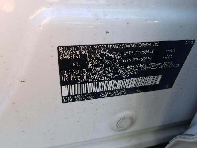 Photo 9 VIN: 2T3DFREV3JW849657 - TOYOTA RAV4 LIMIT 