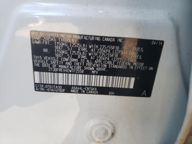 Photo 11 VIN: 2T3DFREV4EW172558 - TOYOTA RAV4 LIMIT 