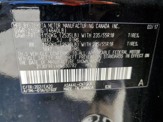 Photo 12 VIN: 2T3DFREV4HW630782 - TOYOTA RAV4 