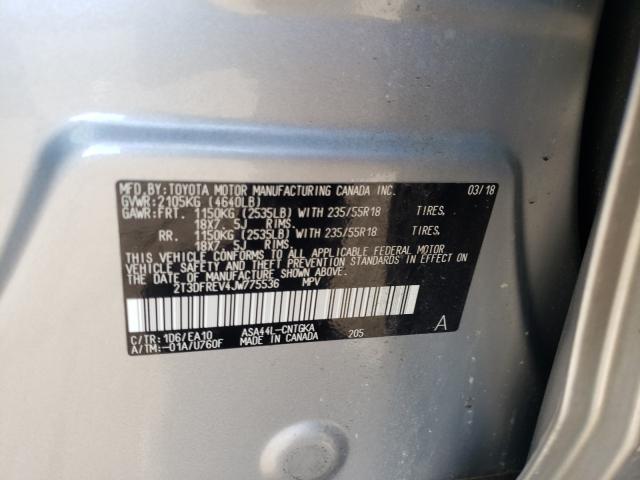 Photo 9 VIN: 2T3DFREV4JW775536 - TOYOTA RAV4 LIMIT 