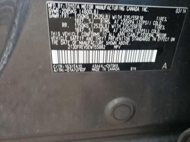 Photo 9 VIN: 2T3DFREV5EW155882 - TOYOTA RAV4 LIMIT 