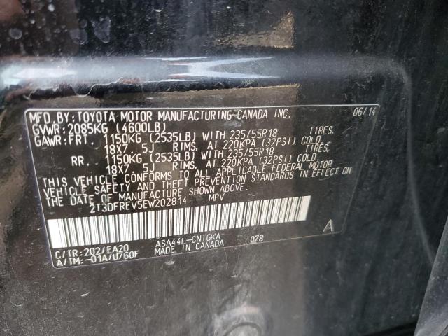 Photo 12 VIN: 2T3DFREV5EW202814 - TOYOTA RAV4 LIMIT 