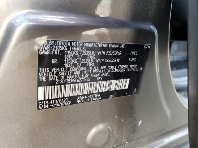 Photo 12 VIN: 2T3DFREV5FW273769 - TOYOTA RAV4 LIMIT 