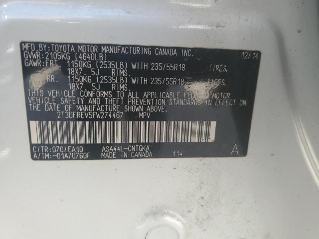 Photo 13 VIN: 2T3DFREV5FW274467 - TOYOTA RAV4 LIMIT 