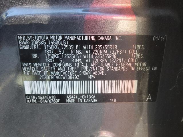 Photo 12 VIN: 2T3DFREV6EW138492 - TOYOTA RAV4 LIMIT 