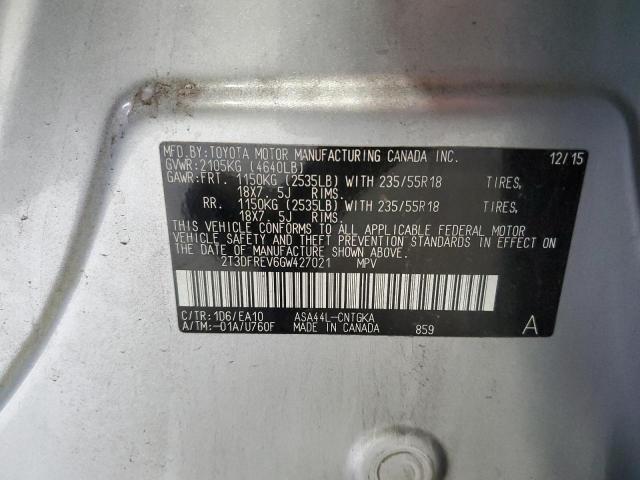 Photo 12 VIN: 2T3DFREV6GW427021 - TOYOTA RAV4 LIMIT 