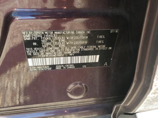 Photo 9 VIN: 2T3DFREV6GW516832 - TOYOTA RAV4 LIMIT 