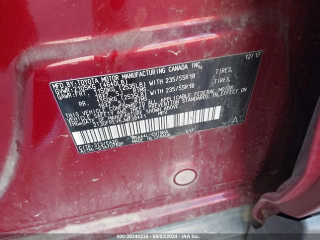 Photo 8 VIN: 2T3DFREV6JW738441 - TOYOTA RAV4 