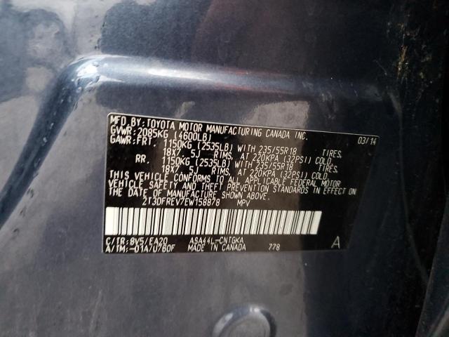 Photo 12 VIN: 2T3DFREV7EW158878 - TOYOTA RAV4 LIMIT 