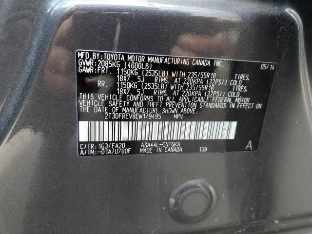 Photo 12 VIN: 2T3DFREV8EW179495 - TOYOTA RAV4 