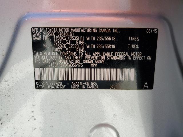 Photo 11 VIN: 2T3DFREV8FW356175 - TOYOTA RAV4 LIMIT 