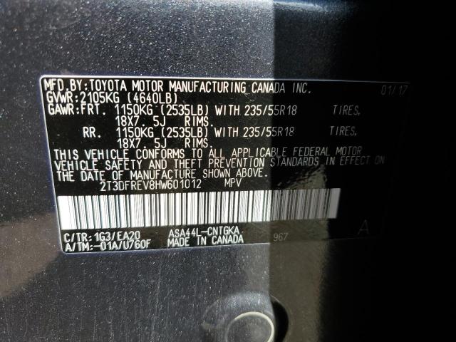 Photo 12 VIN: 2T3DFREV8HW601012 - TOYOTA RAV4 LIMIT 