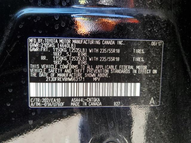 Photo 12 VIN: 2T3DFREV8HW663171 - TOYOTA RAV4 LIMIT 