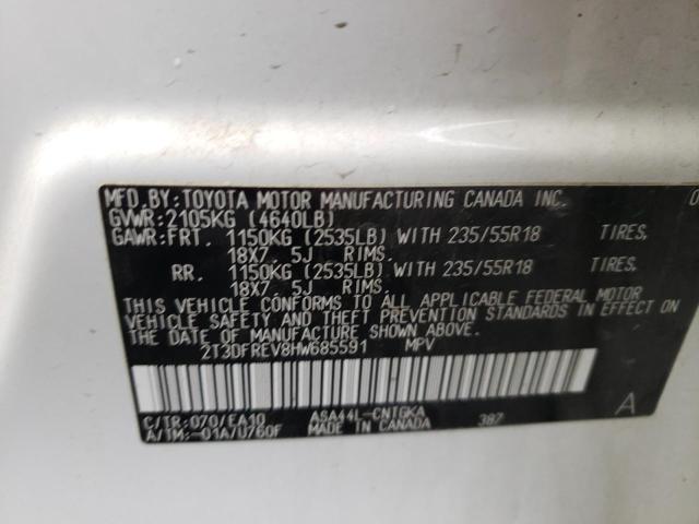 Photo 9 VIN: 2T3DFREV8HW685591 - TOYOTA RAV4 LIMIT 