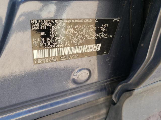 Photo 9 VIN: 2T3DFREV9EW210124 - TOYOTA RAV4 LIMIT 