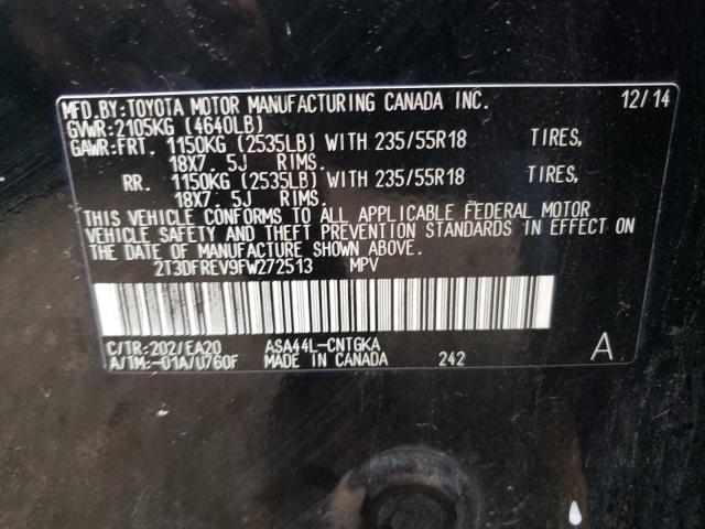 Photo 12 VIN: 2T3DFREV9FW272513 - TOYOTA RAV4 LIMIT 