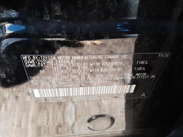 Photo 9 VIN: 2T3DFREV9HW569798 - TOYOTA RAV4 LIMIT 