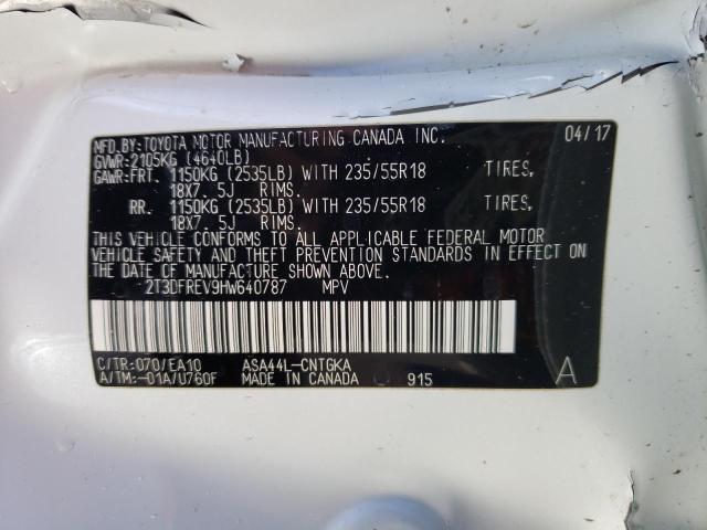 Photo 11 VIN: 2T3DFREV9HW640787 - TOYOTA RAV4 