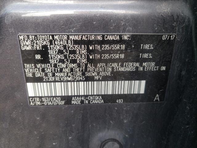 Photo 9 VIN: 2T3DFREV9HW679945 - TOYOTA RAV4 LIMIT 