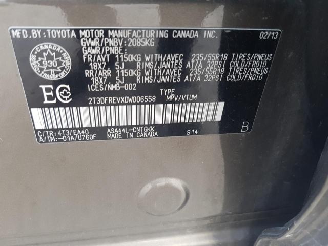 Photo 12 VIN: 2T3DFREVXDW006558 - TOYOTA RAV4 LIMIT 