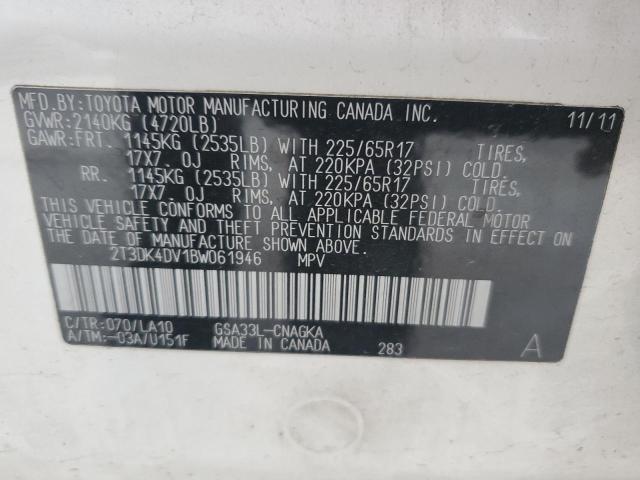 Photo 12 VIN: 2T3DK4DV1BW061946 - TOYOTA RAV4 LIMIT 