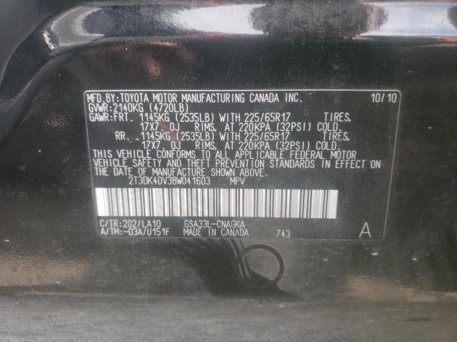 Photo 9 VIN: 2T3DK4DV3BW041603 - TOYOTA RAV4 LIMIT 