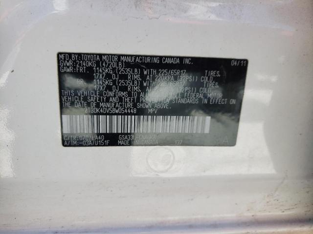 Photo 9 VIN: 2T3DK4DV5BW054448 - TOYOTA RAV4 LIMIT 