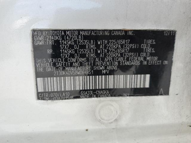 Photo 12 VIN: 2T3DK4DV5BW064851 - TOYOTA RAV4 LIMIT 