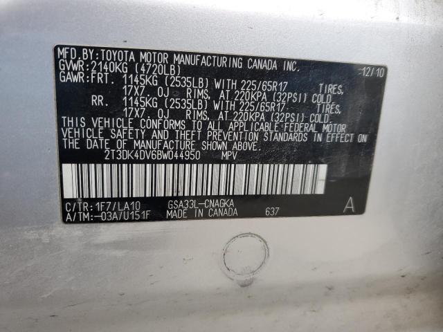 Photo 13 VIN: 2T3DK4DV6BW044950 - TOYOTA RAV4 LIMIT 