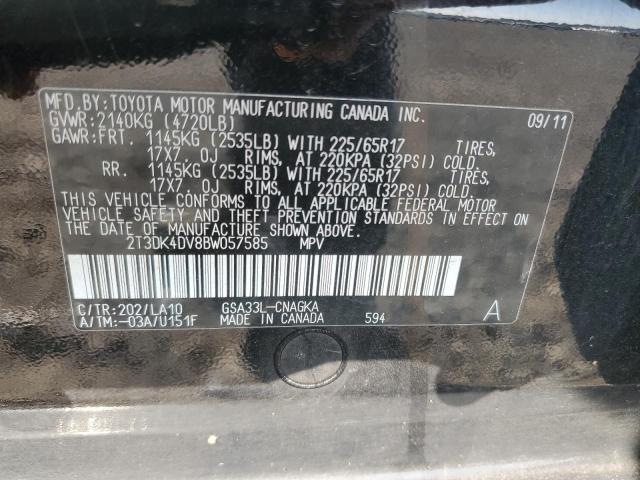 Photo 12 VIN: 2T3DK4DV8BW057585 - TOYOTA RAV4 LIMIT 