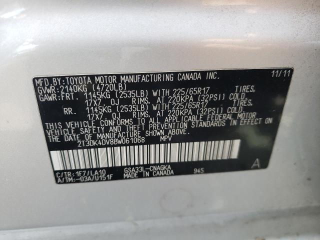 Photo 11 VIN: 2T3DK4DV8BW061068 - TOYOTA RAV4 LIMIT 